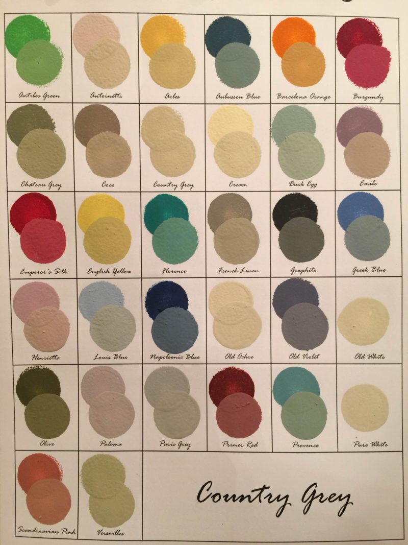 Annie Sloan Colour chart - Annie sloan chalk paint colors, Annie sloan  chalk paint colour chart, Annie sloan colors